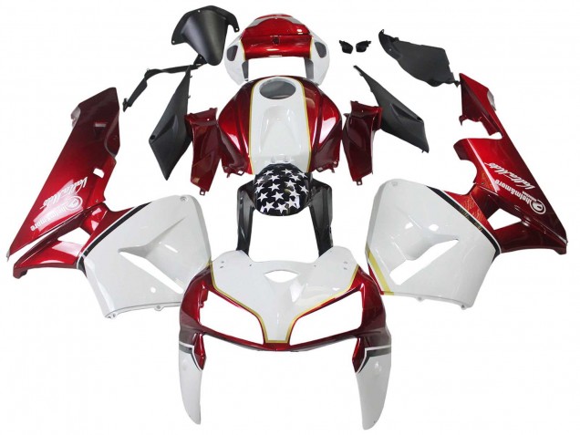 2005-2006 Honda CBR600RR Motorcycle Fairing Kits - Red White Black Canada Websites
