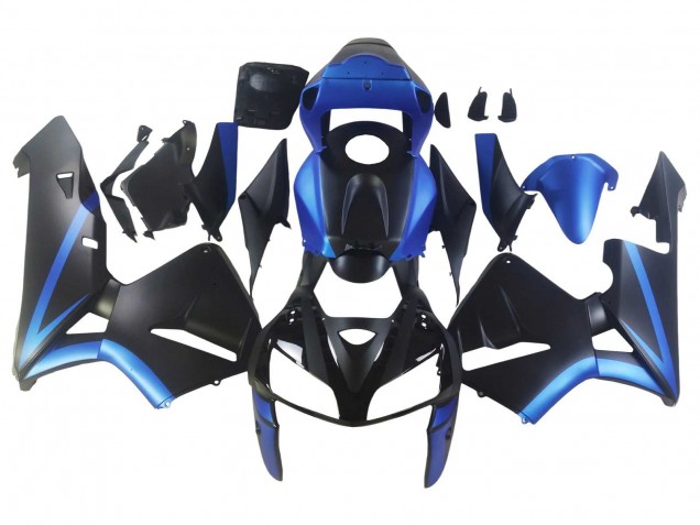 2005-2006 Honda CBR600RR Motorcycle Fairings - Black Blue Canada Websites