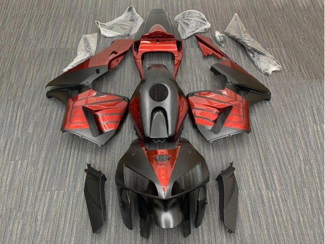 2005-2006 Honda CBR600RR Motorcycle Fairings - Black Red Canada Websites