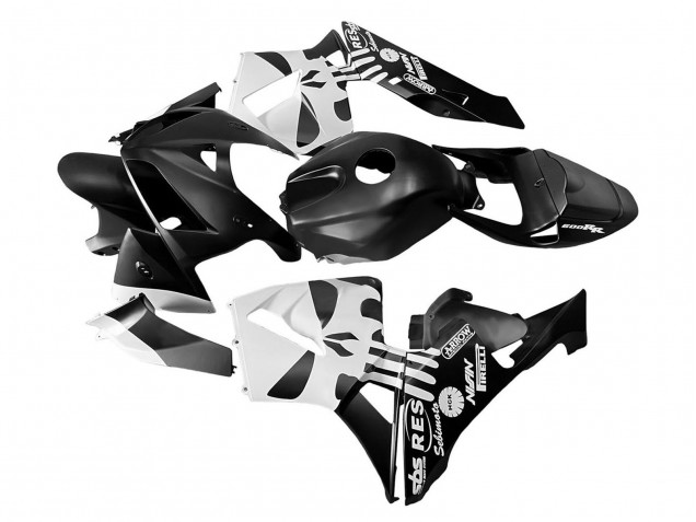 2005-2006 Honda CBR600RR Bike Fairings - Black White Canada Websites