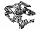 2005-2006 Honda CBR600RR Motorcycle Fairings - Black White Grey Camouflage Canada Websites