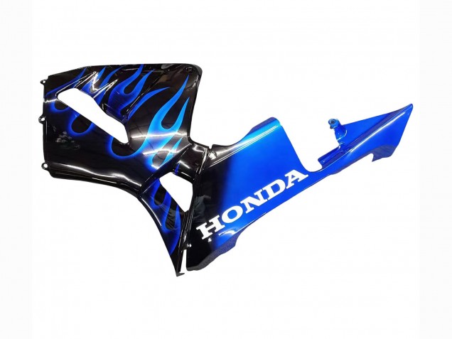 2005-2006 Honda CBR600RR Motorcycle Fairing - Glossy Black Blue Flame Canada Websites