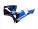 2005-2006 Honda CBR600RR Motorcycle Fairing - Glossy Black Blue Flame Canada Websites
