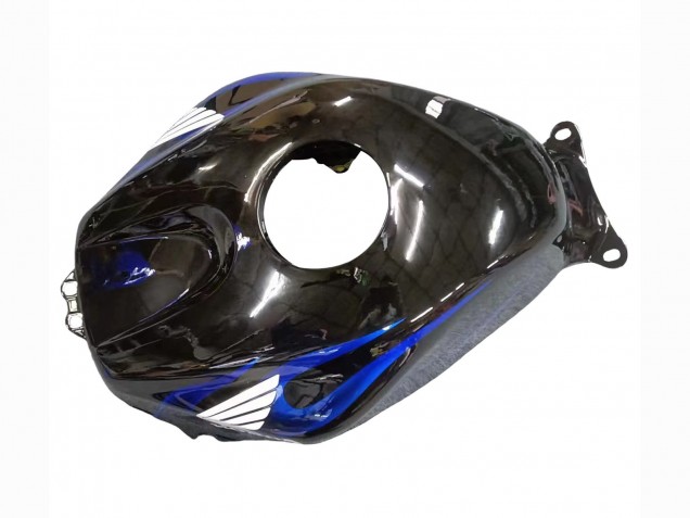 2005-2006 Honda CBR600RR Motorcycle Fairing - Glossy Black Blue Flame Canada Websites