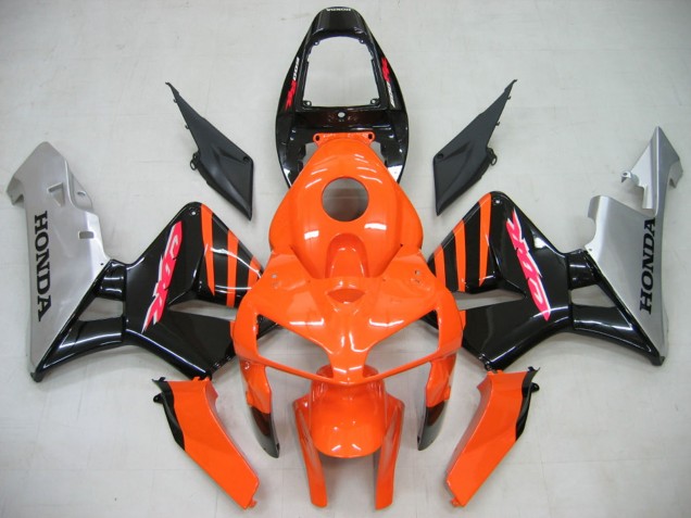 2005-2006 Honda CBR600RR Motorcycle Fairings - Orange Black Silver Canada Websites