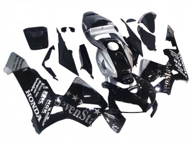 2005-2006 Honda CBR600RR Motorcycle Fairings - Black Silver SevenStars Canada Websites