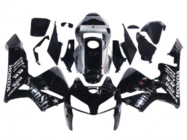 2005-2006 Honda CBR600RR Motorcycle Fairings - Black Silver SevenStars Canada Websites