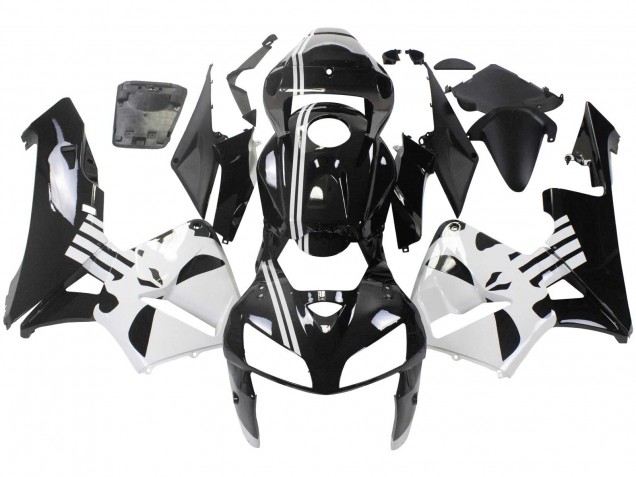 2005-2006 Honda CBR600RR Motorcycle Fairing - Black White Canada Websites