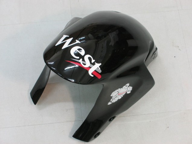 2005-2006 Honda CBR600RR Motorcycle Fairings - Glossy Black White West Canada Websites