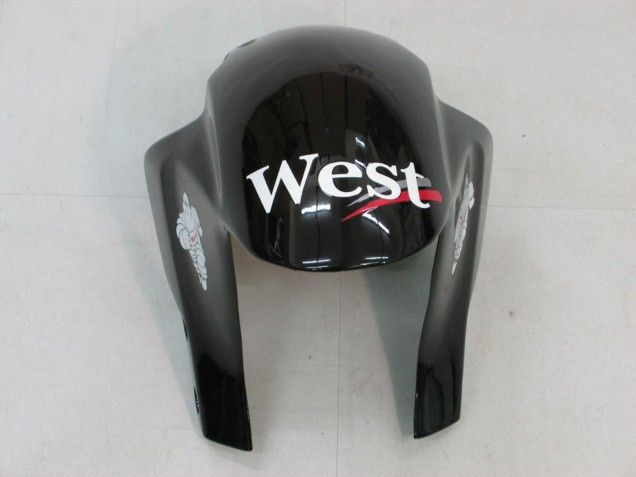 2005-2006 Honda CBR600RR Motorcycle Fairings - Glossy Black White West Canada Websites