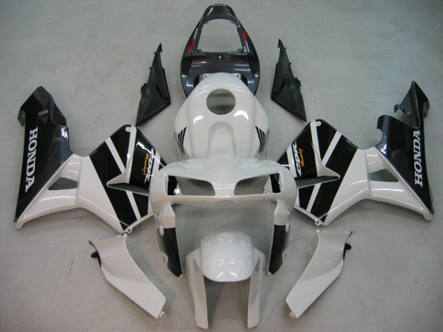 2005-2006 Honda CBR600RR Motorcycle Fairings - Black White Racing Canada Websites