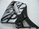 2005-2006 Honda CBR600RR Motorcycle Fairings - Glossy Black Grey Flame Canada Websites