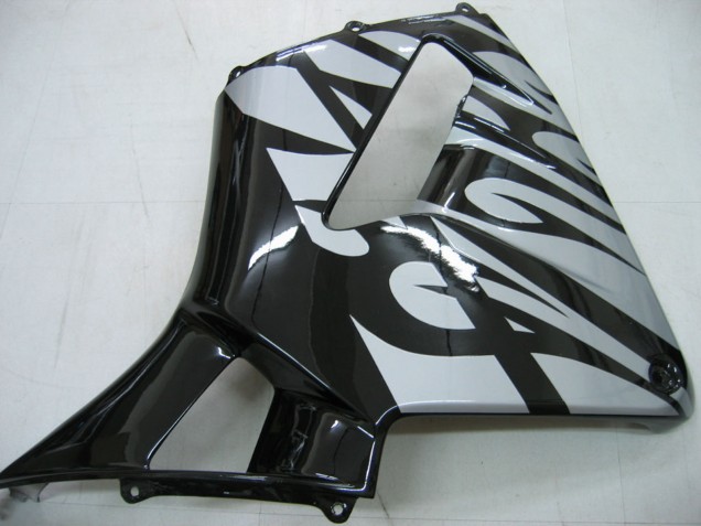 2005-2006 Honda CBR600RR Motorcycle Fairings - Glossy Black Grey Flame Canada Websites