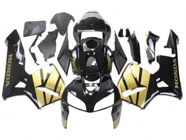 2005-2006 Honda CBR600RR Motorcycle Fairing - Black Gold Canada Websites