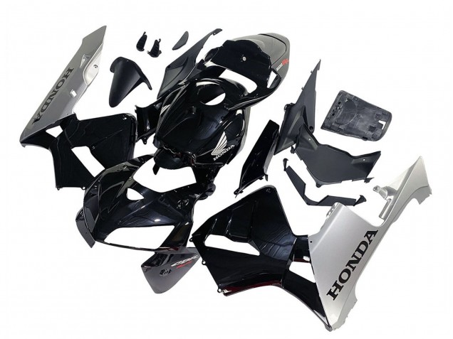 2005-2006 Honda CBR600RR Motorcycle Fairing - Black Silver Canada Websites