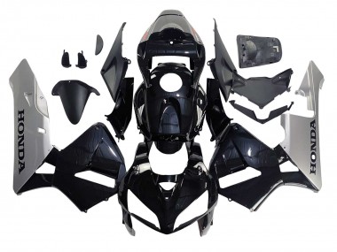 2005-2006 Honda CBR600RR Motorcycle Fairing - Black Silver Canada Websites