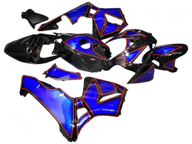 2005-2006 Honda CBR600RR Motorcycle Fairings - Blue Black with Red Line Canada Websites