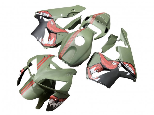 2005-2006 Honda CBR600RR Motorcycle Fairings - Green Red Shark Canada Websites