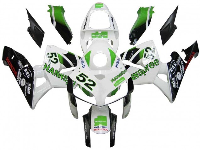 2005-2006 Honda CBR600RR Motorcycle Fairings - Green White Black hannspree 52 Canada Websites