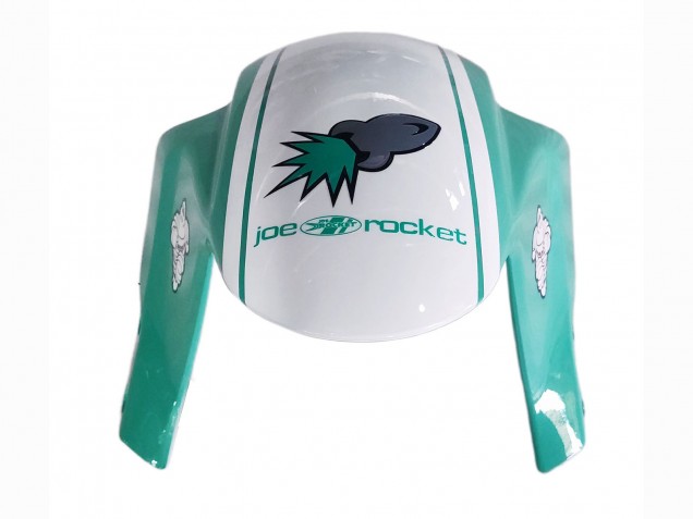 2005-2006 Honda CBR600RR Motorcycle Fairings - Light Green White Glossy Black Joe Rocket Canada Websites