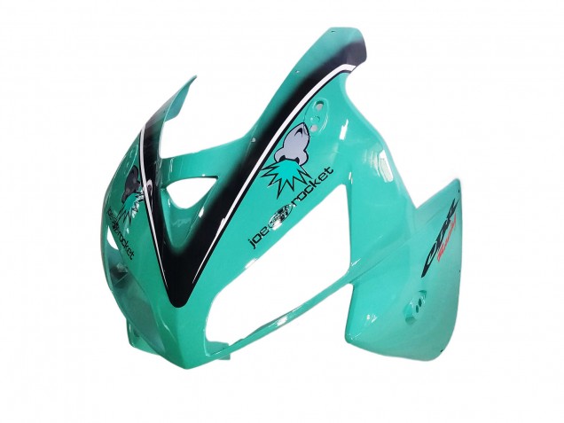 2005-2006 Honda CBR600RR Motorcycle Fairings - Light Green White Glossy Black Joe Rocket Canada Websites