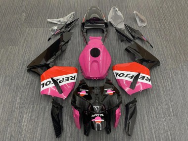 2005-2006 Honda CBR600RR Motorcycle Fairings - Pink Red Black Repsol Canada Websites