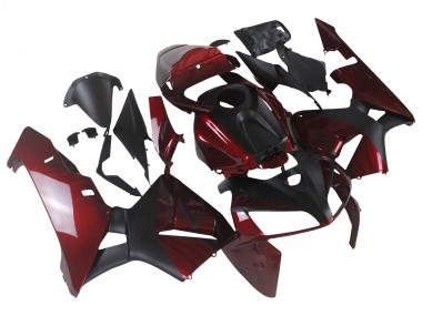 2005-2006 Honda CBR600RR Motorcycle Fairings - Red Black Canada Websites