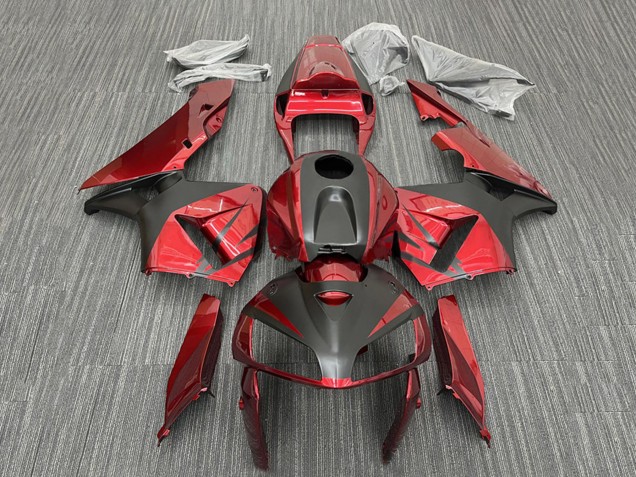 2005-2006 Honda CBR600RR Motorcycle Fairings - Red Black Canada Websites