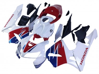 2005-2006 Honda CBR600RR Motorcycle Fairing - White Red Blue HRC Canada Websites