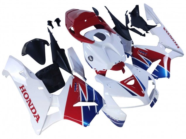 2005-2006 Honda CBR600RR Motorcycle Fairing - White Red Blue HRC Canada Websites