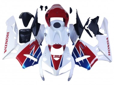 2005-2006 Honda CBR600RR Motorcycle Fairing - White Red Blue HRC Canada Websites