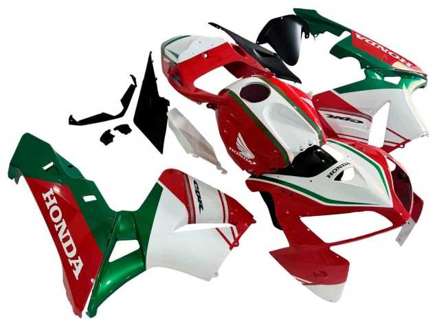 2005-2006 Honda CBR600RR Motorcycle Fairings - Red White Green Canada Websites