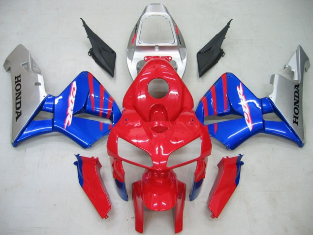 2005-2006 Honda CBR600RR Motorcycle Fairings - Red Blue Silver Canada Websites