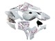 2005-2006 Honda CBR600RR Motorcycle Fairings - White with Cherry Blossom Canada Websites