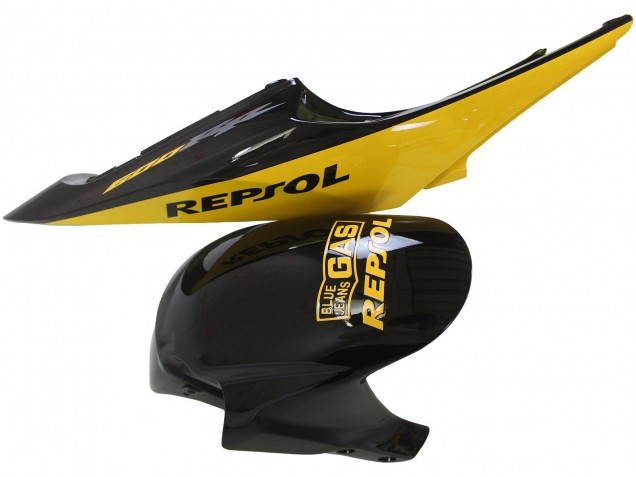 2005-2006 Honda CBR600RR Motorcycle Fairings - Yellow Black Repsol Canada Websites