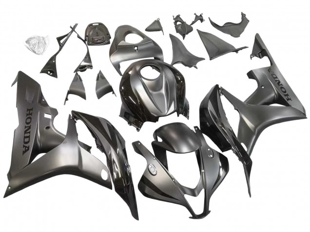 2007-2008 Honda CBR600RR Motorcycle Fairing - Silver Glossy Black Canada Websites