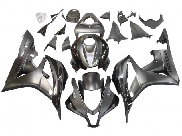 2007-2008 Honda CBR600RR Motorcycle Fairing - Silver Glossy Black Canada Websites