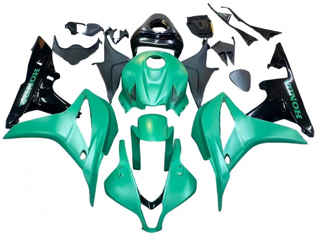 2007-2008 Honda CBR600RR Bike Fairings - Green Glossy Black Canada Websites