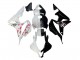2007-2008 Honda CBR600RR Motorcycle Fairings - White Cherry Blossom Glossy Black Split Canada Websites