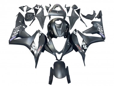 2007-2008 Honda CBR600RR Motorcycle Fairing - Matte Black White Repsol Canada Websites