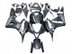 2007-2008 Honda CBR600RR Motorcycle Fairing - Matte Black White Repsol Canada Websites