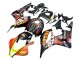 2007-2008 Honda CBR600RR Motorcycle Fairings - Matte Black Orange Red Rossi Repsol 46 Canada Websites