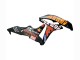 2007-2008 Honda CBR600RR Motorcycle Fairings - Matte Black Orange Red Rossi Repsol 46 Canada Websites
