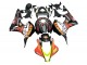 2007-2008 Honda CBR600RR Motorcycle Fairings - Matte Black Orange Red Rossi Repsol 46 Canada Websites