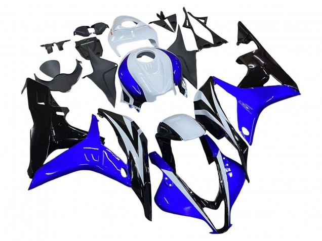 2007-2008 Honda CBR600RR Motorcycle Fairing - White Blue Glossy Black Canada Websites