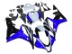 2007-2008 Honda CBR600RR Motorcycle Fairing - White Blue Glossy Black Canada Websites