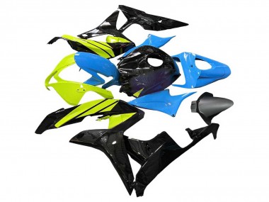 2007-2008 Honda CBR600RR Motorcycle Fairings - Blue Yellow Glossy Black Canada Websites