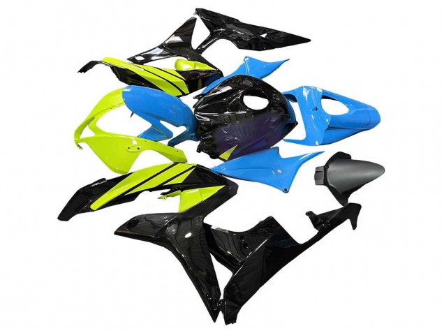 2007-2008 Honda CBR600RR Motorcycle Fairings - Blue Yellow Glossy Black Canada Websites