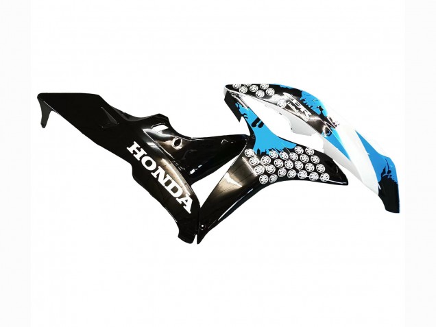 2007-2008 Honda CBR600RR Motorcycle Fairings - White Light Blue Glossy Black Canada Websites