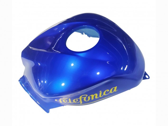 2007-2008 Honda CBR600RR Motorcycle Fairings - Blue Green MoviStar Castrol Canada Websites